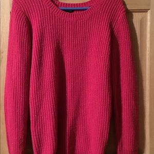 Pink long sleeve sweater